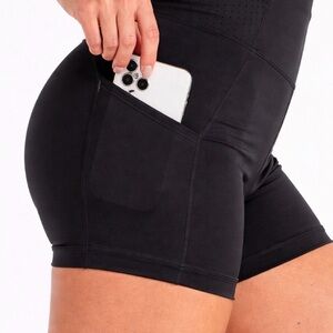 Brooks Method 5” Black Shorts Side Pocket Activewear Size L